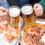 øl og pizza